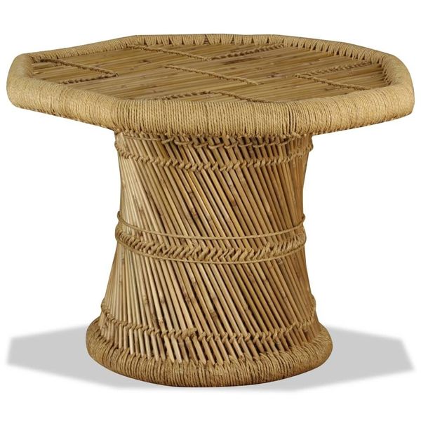 Syfax™ Tavolino Da Salotto In Bambù Ottagonale 60X60X45 Cm-image