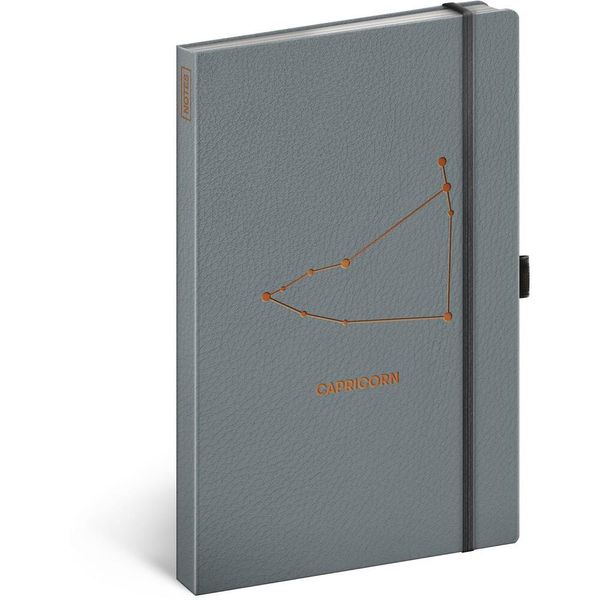 Taccuino Dello Zodiaco Con Elastico Foderato - Taccuino Per Donne Ragazze Uomini - Quaderno Diario Per La Scuola E Il Lavoro (Capricorno)-image