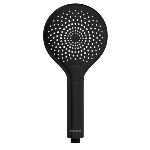 Wenko Soffione Doccia Watersaving Ø12Cm Rotondo Doccetta Spa Feeling Getto A Pioggia Vasca Da Bagno-image