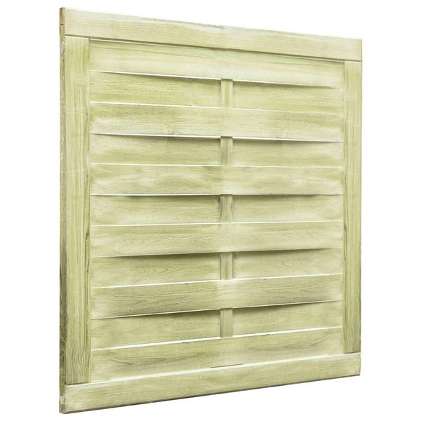 Cancello Da Giardino In Legno Di Pino Impregnato 100X100 Cm Verde-image