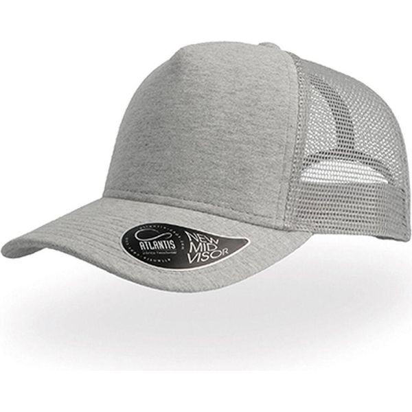 Atlantis Raje | 5 Segments Rapper Jersey Cap - Colore: Grigio Chiaro - Taglia: Unica-image