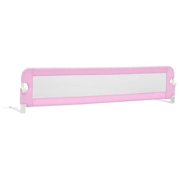 Vidaxl Protezione Letto Per Bambini Rosa 180X42 Cm Poliestere-image