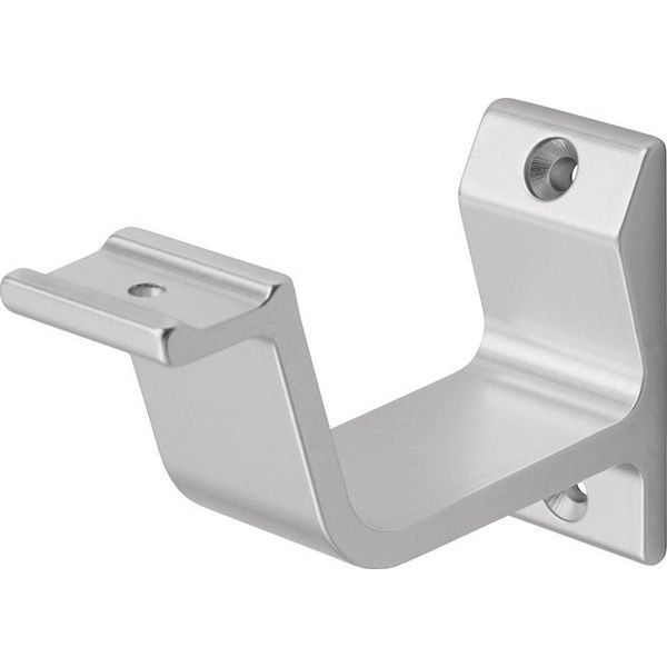 Supporto Per Corrimano 3550 Alluminio Anodizzato Argento Supporto Hermeta-image