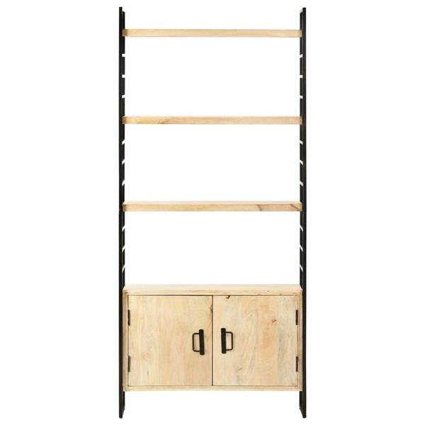 Syfax™ Libreria A 4 Livelli 80X30X180 Cm In Legno Massello Di Mango-image