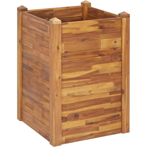 Letto Rialzato Da Giardino 60 X 60 X 84 Cm In Legno Massiccio Di Acacia-image