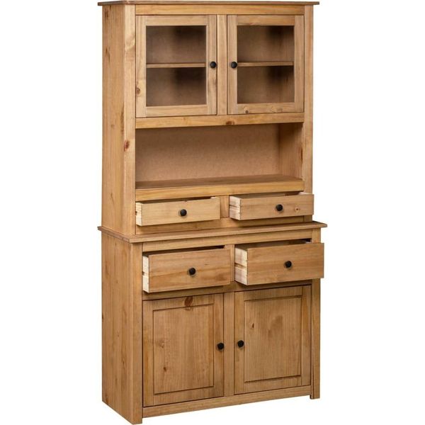 Syfax™ Credenza 93X40,5X180 Cm In Legno Massello Di Pino Panama Range-image