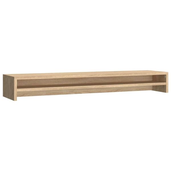 Vidaxl Supporto Per Monitor Rovere Sonoma 100X24X13 Cm Materiale A Base Di Legno-image