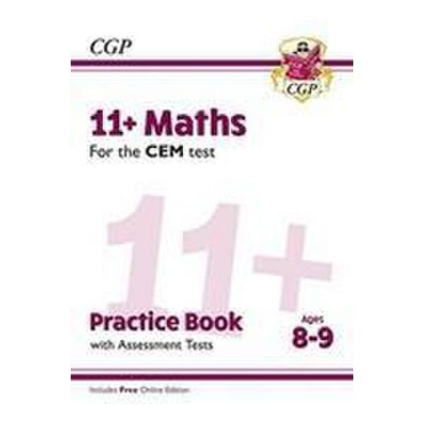Libro Di Esercizi E Test Di Valutazione Per La Matematica Del Cem 11+ - Età 8-9 Anni (Con Edizione Online)-image