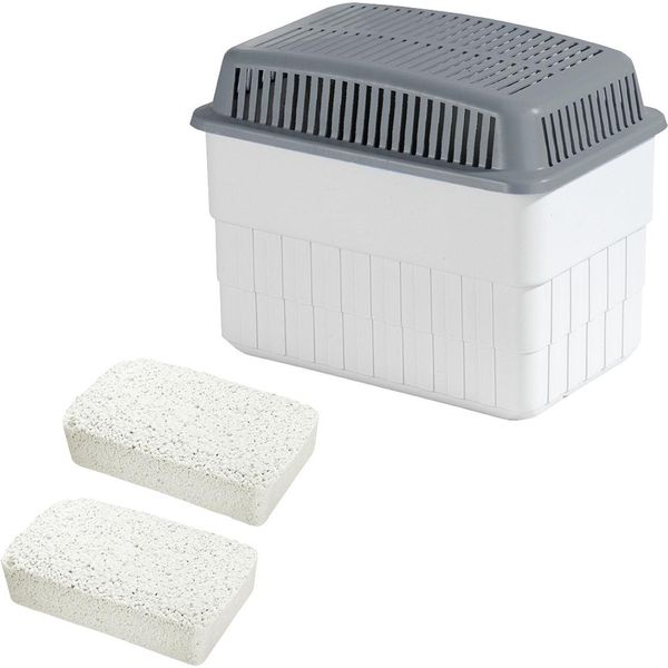 Wenko Umidificatore 2 X 1 Kg, Deumidificatore Per Ambienti Con 1 Ricarica-image