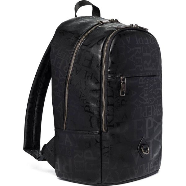 Replay Zaino Per Laptop Zaino Con Scomparto Per Laptop Backpack Black Nero-image