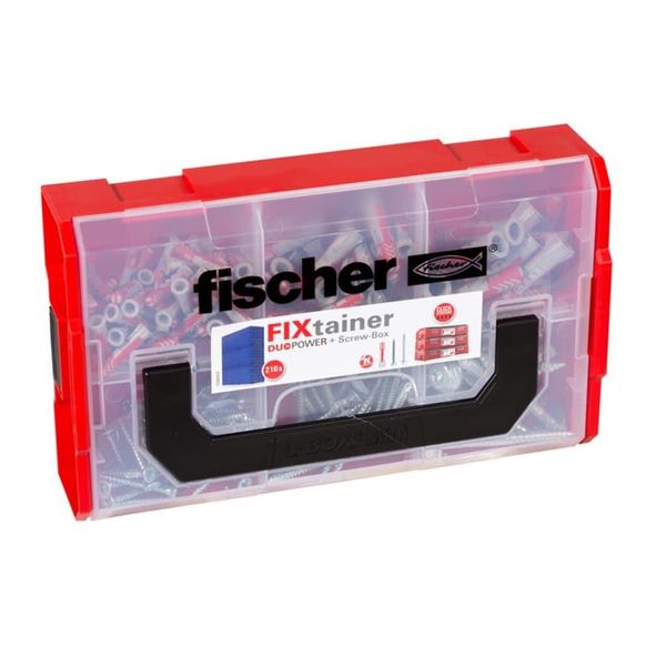 Set Di Tasselli E Viti Fischer Fixtainer Duopower 210 Pz.-image