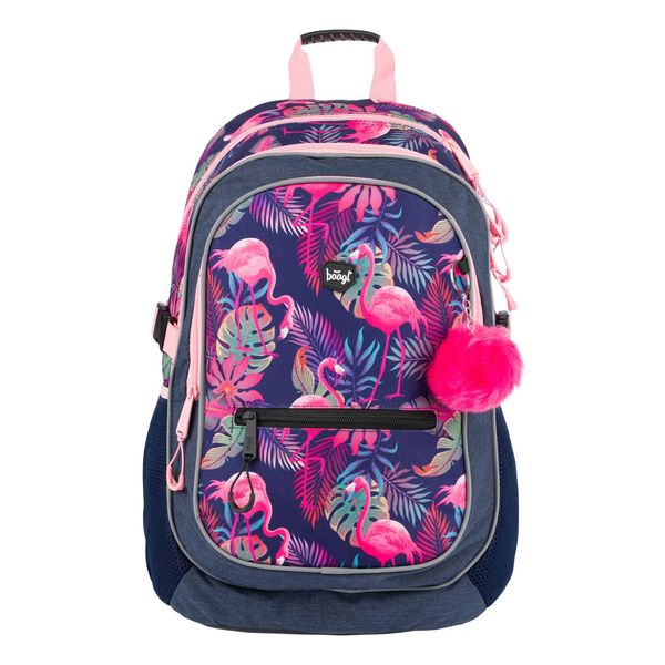Baagl Zaino Scuola Flamingo Baagl-image