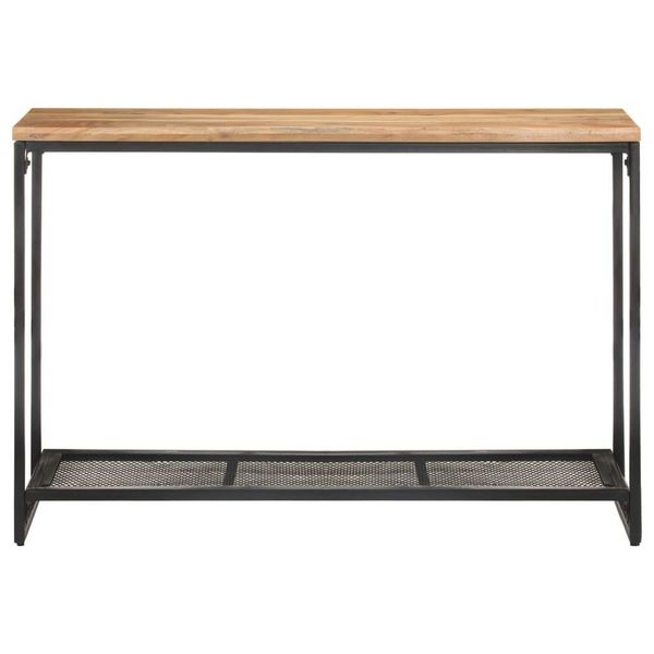 Syfax™ Tavolo Consolle 110X35X75 Cm In Legno Massello Di Acacia-image