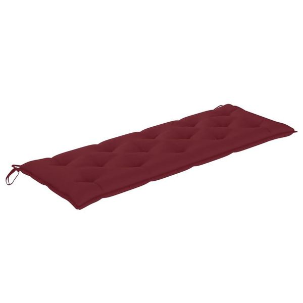 Syfax™ Panchina Da Giardino Impilabile Con Cuscino 159Cm Teak Massello-image