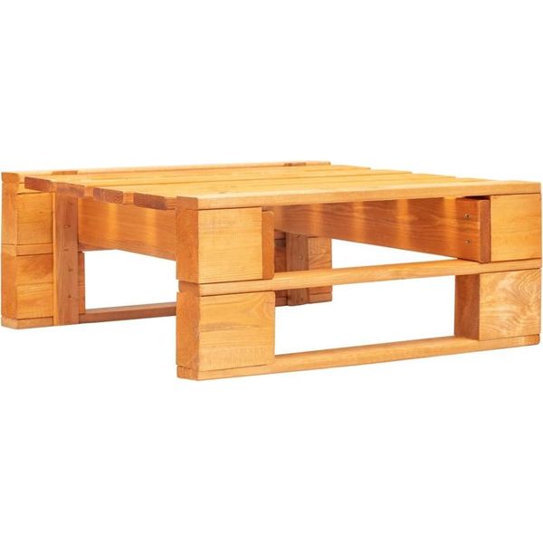 Syfax™ Ottomana Da Giardino Pallet In Legno Di Pino Impregnato Ambra-image