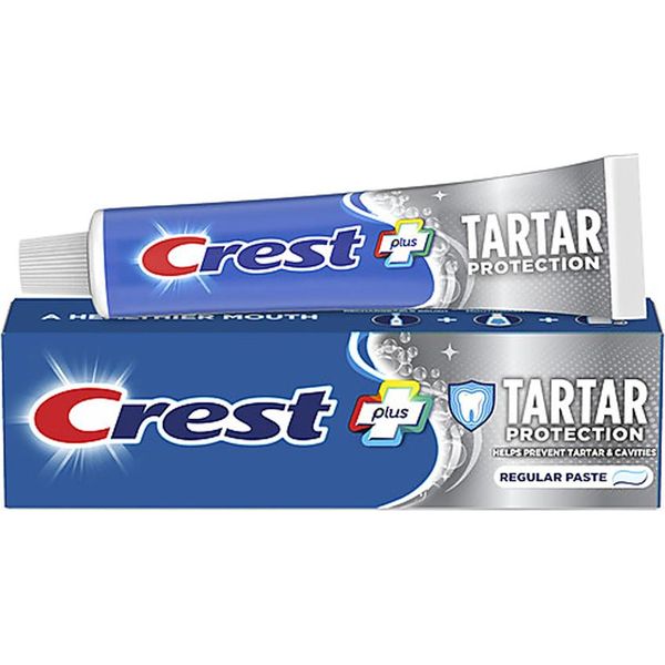 Crest | Dentifricio Protezione Tartaro - 161 G - Sbiancante - Formula Protettiva Attiva Per Denti Bianchi-image