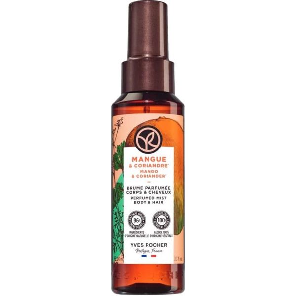 Yves Rocher Bain Nature Spray Per Capelli E Corpo Mango E Coriandolo Mist 100 Ml-image