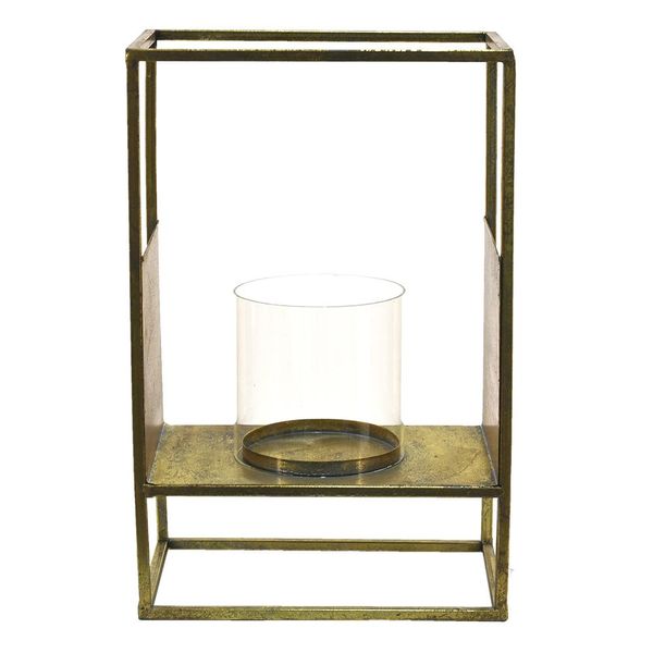 Lanterna Clayre & Eef 25X15X38 Cm Metallo Color Rame-image