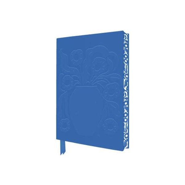 Vicky Yorke: Quaderno D'arte Artigianale Ziva Blue Vase & Flower (Flame Tree Journals)-image