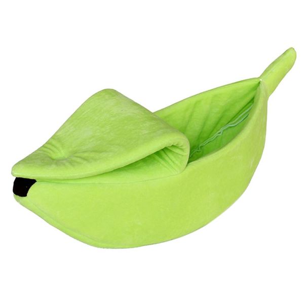 Letto Per Animali Domestici, Letto Per Animali Domestici A Banana, Letto Per Animali Domestici Verde, Letto Per Animali Domestici Riscaldante, Letto Per Animali Domestici Di Piccole Dimensioni-image