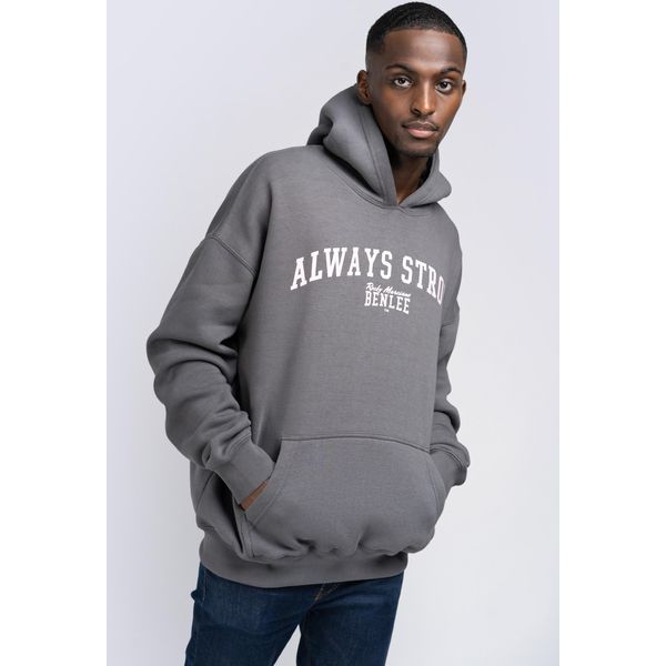 Unisex Kapuzensweatshirt Oversize Grande Concrete Grey S Benlee-image