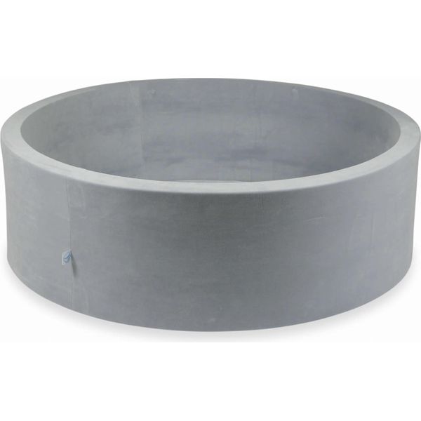 Bacinella 130X40Cm Velvet Soft Grigio Chiaro Senza Palline-image