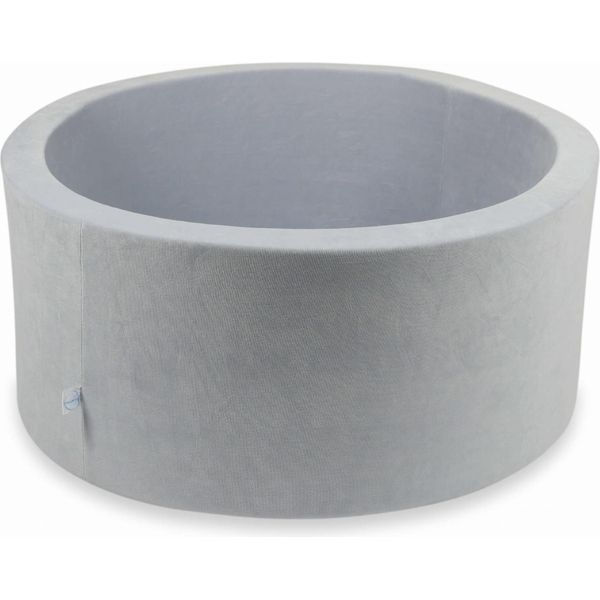 Bacinella 90X40Cm Velvet Soft Grigio Chiaro Senza Palline-image