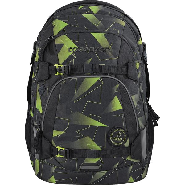 Coocazoo Zaino Della Scuola Mate School Backpack Lime Flash Nero-image