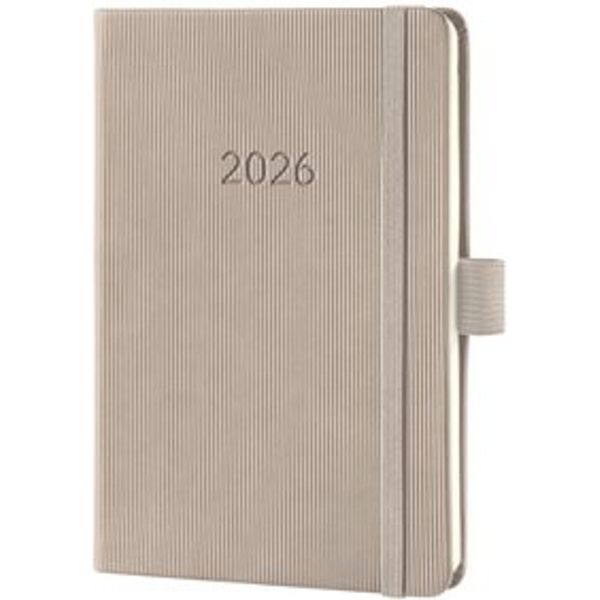 Sigel C2661 Sigel Conceptum 2026 Calendario Tascabile, Ca. Din A6, Tortora-image