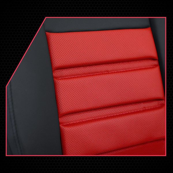 Coprisedili Auto Coprisedili Universali Tappetino Per Alfa Romeo 156 Rosso-image