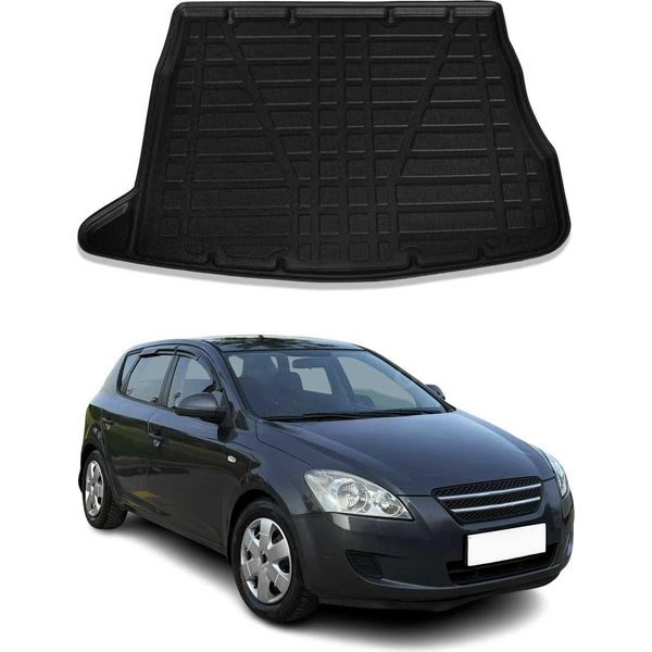 Fodera Per Bagagliaio Per Kia Ceed 2006-2011 5 Porte In Gomma Tpe-image