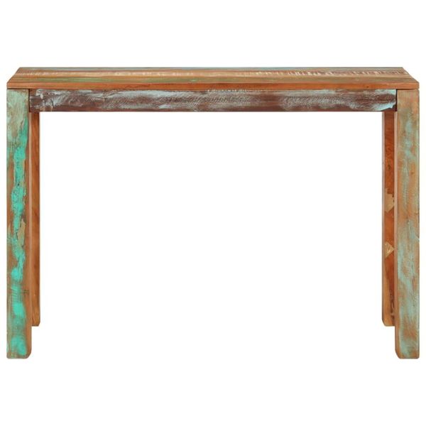 Syfax™ Tavolo Consolle 110X35X76 Cm In Legno Massello Di Recupero-image