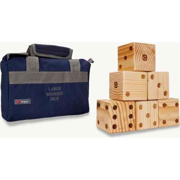 6 Cubi Giga - Legno Ecologico Dall'india - In Borsa - 9X9X9 Cm-image