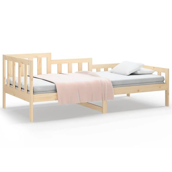 Vidaxl Letto Da Giorno Senza Materasso 90X200 Cm In Legno Di Pino Massiccio-image