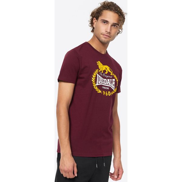 T-Shirt Uomo Regular Fit Double Pack Ecclaw Black/Oxblood 5XL Lonsdale-image