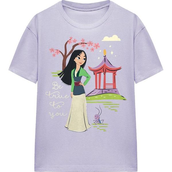 Mulan - Maglietta "Sii Fedele A Te"" Da Donna TV25857 (Xl) (Lavanda)"-image