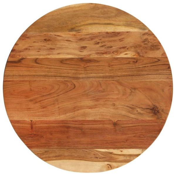 Vidaxl Tavolino 60X(42-62) Cm In Legno Massiccio Di Acacia E Ghisa-image