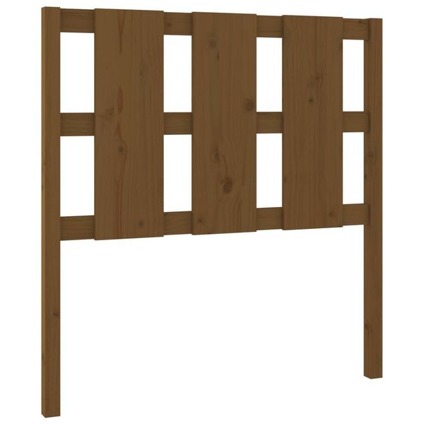 Vidaxl Testiera Marrone Miele 95,5X4X100 Cm In Legno Di Pino Massiccio-image