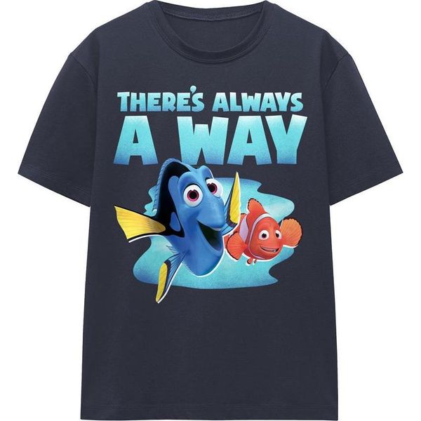 Alla Ricerca Di Nemo - Maglietta Da Donna "C'è Sempre Un Modo"" TV25738 (Xl) (Blu Navy)"-image