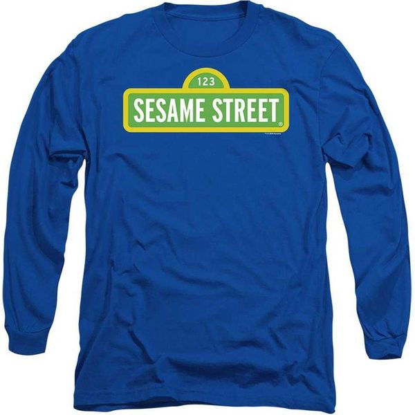 Sesame Street - Maglietta Unisex Uomo/Donna, Manica Lunga TV20741 (L) (Blu Royal)-image