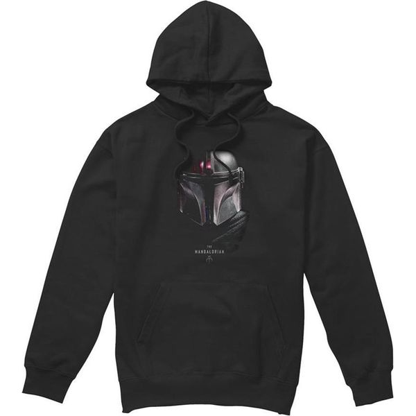 Star Wars Mandalorian - Felpa Con Cappuccio Per Uomo/Donna Unisex TV28520 (M) (Nero)-image