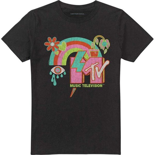 Mtv - T-Shirt Uomo/Donna Unisex TV28390 (Xxl) (Nero)-image