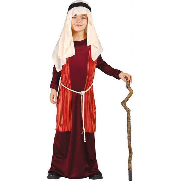 Fiestas Guirca - Costume "Shepard Saint Joseph"" Per Ragazzo FG1571 (146-152) (Rosso/Bianco)"-image