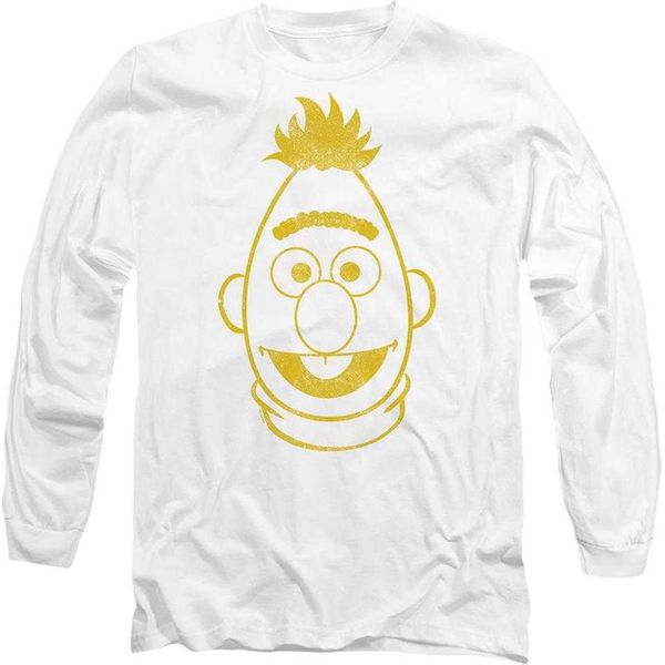 Sesame Street - T-Shirt Unisex Uomo/Donna, Manica Lunga TV28076 (Xxl) (Bianco)-image