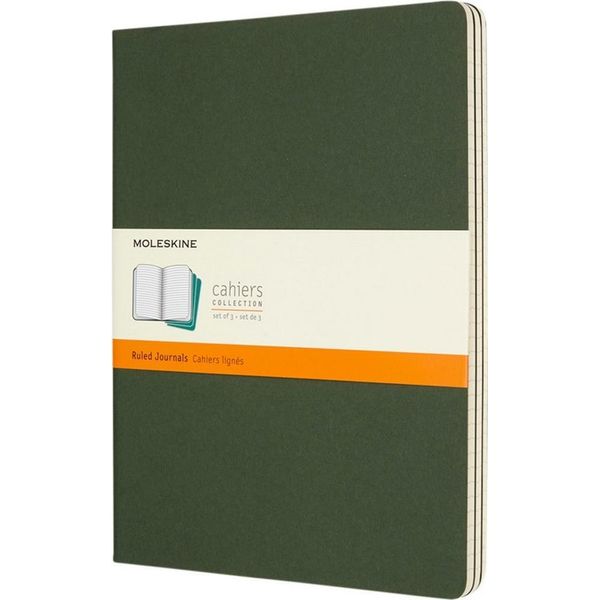 Moleskine - Diario "Cahier"", Foderato PF3098 (Taglia Unica) (Verde)"-image