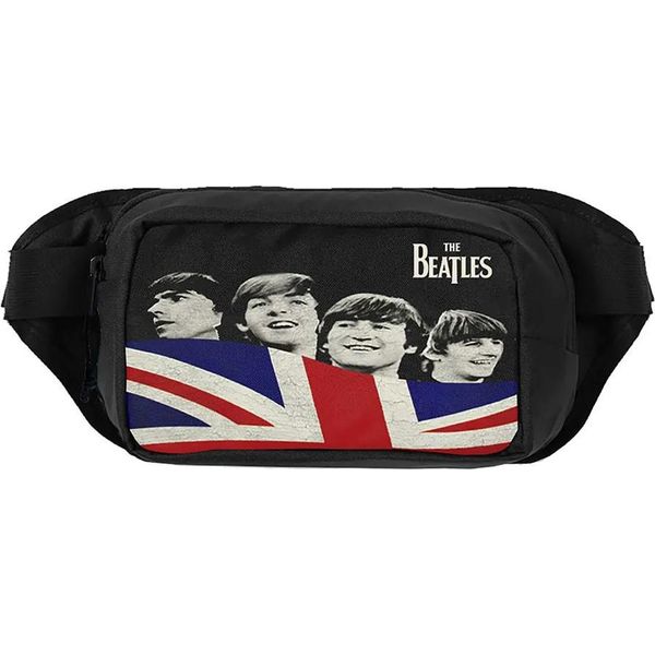 The Beatles - Borsa A Tracolla "Let It Be Flag"" Per Uomo/Donna Unisex RO15252 (Taglia Unica) (Nero)"-image