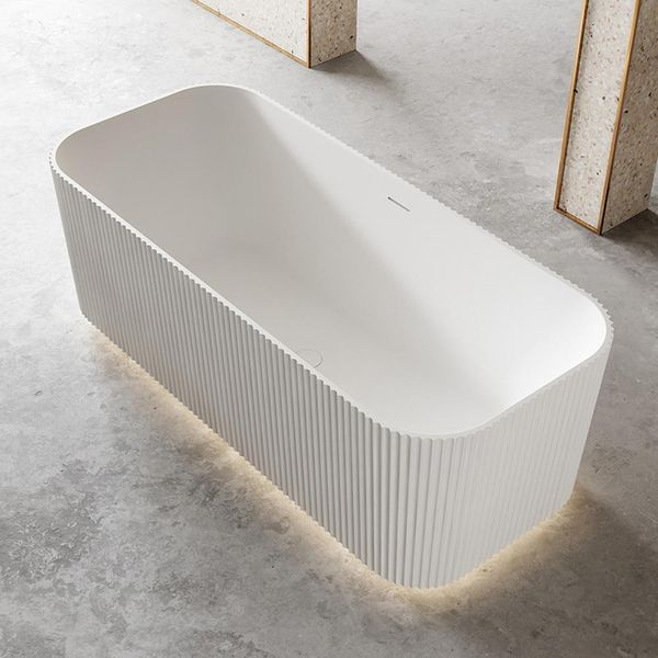 Vasca Da Bagno, Vasca Da Bagno Angolare, Vasca Da Bagno Autoportante, Vasca Da Bagno Relax, Vasca Da Bagno A Strisce, Vasca Da Bagno A Led150*75*58Cm/Tw-7682-150/-image