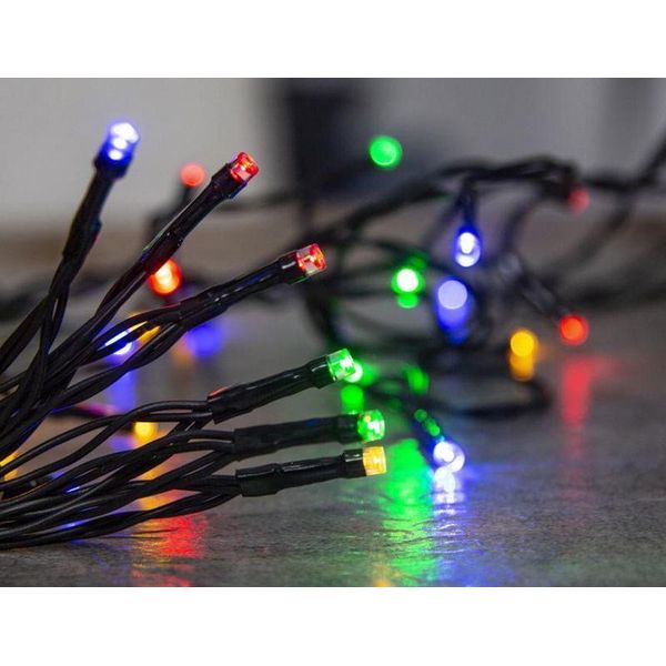 Catena Luminosa Magichome Natale Ceibo, 192 Led Multicolor, 8 Funzioni, Timer, 3Xaa, Per Esterni, Illuminazione, L-14,30 M-image
