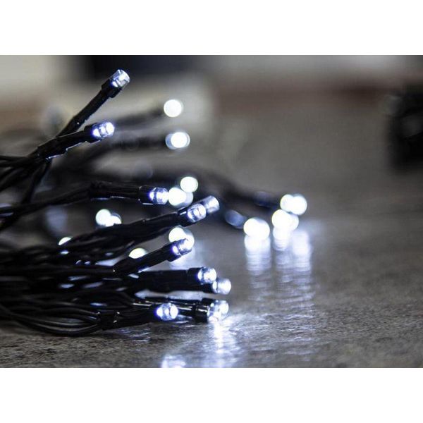 Catena Luminosa Magichome Natale Ceibo, 192 Led Bianco Freddo, 3Xaa, Timer, Per Esterni, Illuminazione, L-14,30 M-image