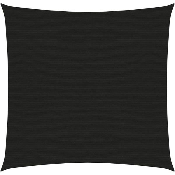 The Living Store Tenda Da Sole 160 G/M² Nera 3X3 M Hdpe-image